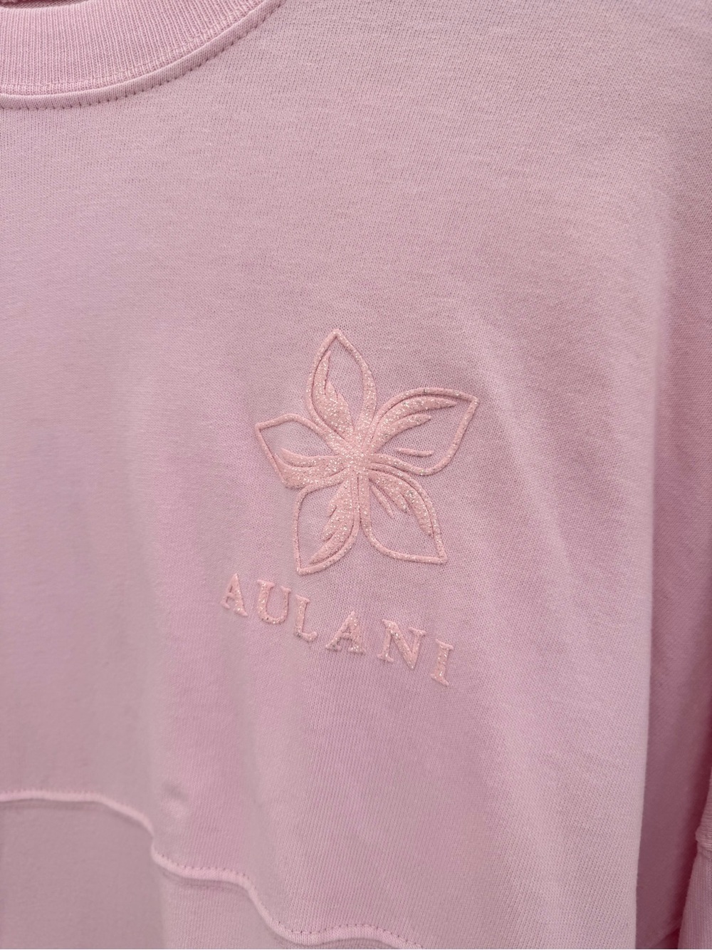 Aulani Hawaii Disney Resort Pink Glitter Shirt XS - Picture 2 of 8